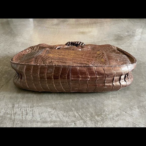 Nancy Gonzalez Crocodile Copper Tote Bag - Picture 5 of 16